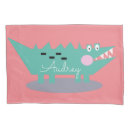 Search for wild animal pillowcases Crocodile