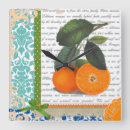 Recherche de fruit vintage horloges Oranges