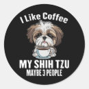 Search for i like my coffee stickers Dog