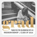 Search for photo grad stickers Graduation thank you