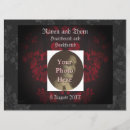 Search for gothic red and black wedding invitations Handfasting