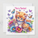 Recherche de de chaton invitations Fleurs