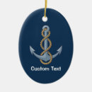 Search for anchor ornaments Navy