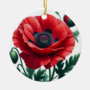 Search for poppies ornaments Red