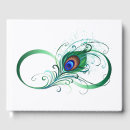 Search for peacock guest books Feather