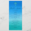 Search for beach wedding programs Palm tree