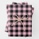 Recherche de black plaid wrapping paper Buffle