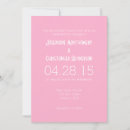Search for pink and white wedding invitations Typography