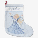 Search for blue and silver christmas stockings For kids