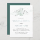 Search for nature rehearsal dinner invitations Rustic