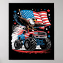 Search for monster truck posters White