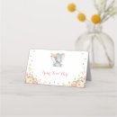 Search for elephant place cards Elephant baby shower