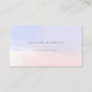 Search for blue sky business cards Consultant