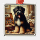 Recherche de chien vintage ornements Chiot