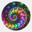 Search for rainbow fractal stickers Psychedelic