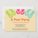 Search for flipflops invitations Tropical