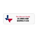 Search for texan return address labels Usa
