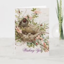 Search for vintage birds nest cards Flowers