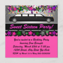 Search for limousine birthday invitations Pink