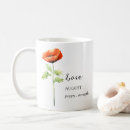 Search for poppy flower mugs Birth month flower