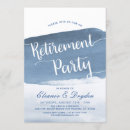 Search for retirement wedding invitations Watercolor