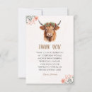 Search for highland cow thank you cards Watercolor