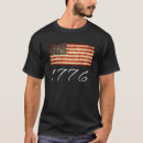 Search for 1776 american flag tshirts Retro