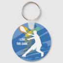 Search for love tennis keychains Player