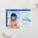 Search for marine birthday invitations Pool party