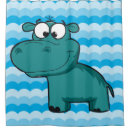 Search for hippo shower curtains Cartoon