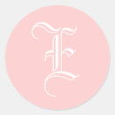 Recherche de style autocollants Initiale