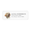 Search for labrador retriever return address labels Puppy