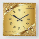 Recherche de 50th anniversary clocks Gold