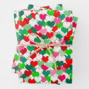 Search for red heart wrapping paper Festive