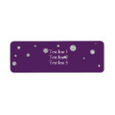 Search for purple silver return address labels Modern