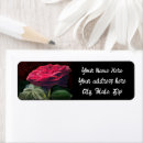 Search for red abstract return address labels Floral