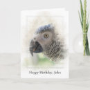 Search for african grey birthday cards Wildlife