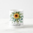 Search for sunflower mugs Elegant