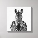Search for african safari canvas prints Zebra