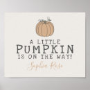 Search for pumpkin baby shower posters Is on the way