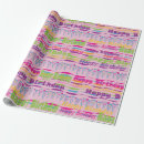Search for birthday cakes wrapping paper Typography