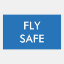 Search for airplane rectangle stickers Flying