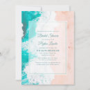 Search for destination bridal shower invitations Turquoise