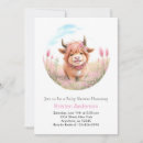Search for cow baby girl shower invitations Calf