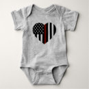 Search for firefighter baby clothes Flag
