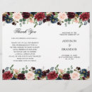 Search for blush pink wedding programs Burgundy