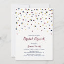 Search for blue red bridal shower invitations Modern