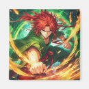 Recherche de guerrier japonais magnets Anime