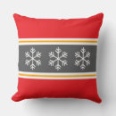 Search for red and grey pillows White