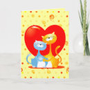 Search for love cats cards Illustration
